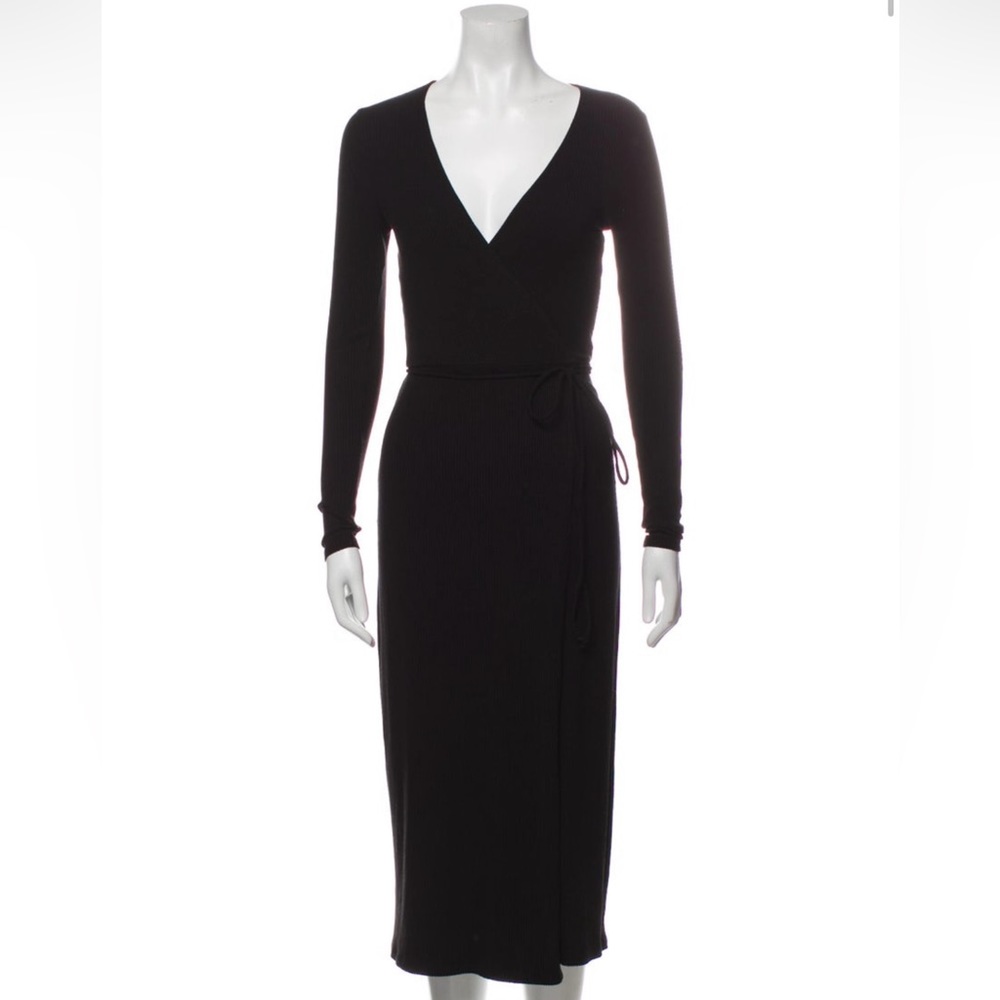 Reformation Jeans Wrap Dress